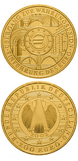 200 euro coin Übergang zur Währungsunion - Einführung des Euro | Germany 2002
