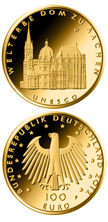 100 euro coin UNESCO Welterbe Aachen | Germany 2012
