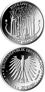 20 euro coin Rotkäppchen und der Wolf  | Germany 2016