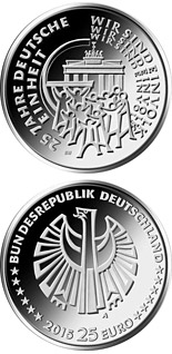 25 euro coin 25 Jahre Deutsche Einheit | Germany 2015