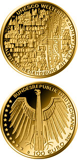 100 euro coin UNESCO Welterbe – Altstadt Regensburg mit Stadtamhof | Germany 2016