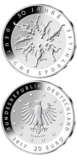 20 euro coin 50 Jahre Deutsche Sporthilfe | Germany 2017