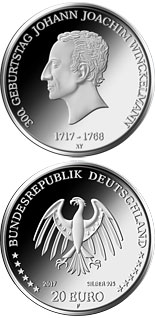 20 euro coin 300. Geburtstag Johann Joachim Winckelmann | Germany 2017