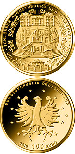 100 euro coin Schlös­ser Au­gus­tus­burg und Fal­ken­lust in Brüh | Germany 2018