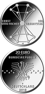 20 euro coin 100. Geburtstag Ernst Otto Fischer | Germany 2018