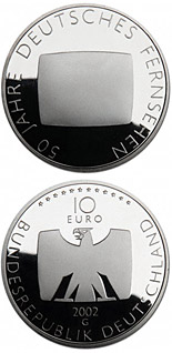 10 euro coin 50 Jahre Deutsches Fernsehen | Germany 2002