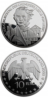 10 euro coin 200 Geburtstag Justus von Liebig | Germany 2003