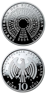 10 euro coin Erweiterung der Europäischen Union | Germany 2004