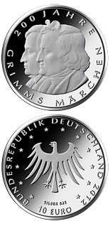 10 euro coin 200 Jahre Kinder- und Hausmärchen der Brüder Grimm | Germany 2012