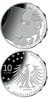 10 euro coin 150. Geburtstag Gerhart Hauptmann | Germany 2012