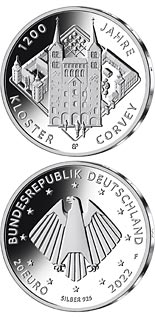 20 euro coin 1200 Years of Corvey Cloister | Germany 2022