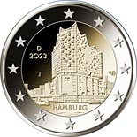 2 euro coin Hamburg - The Elbphilharmonie | Germany 2023