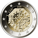 2 euro coin 1275th Anniversary of the Birth of Charlemagne | Germany 2023