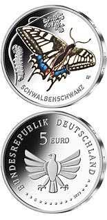 5 euro coin Old World Swallowtail | Germany 2023