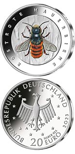 5 euro coin Red mason bee | Germany 2023