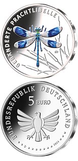 5 euro coin Banded demoiselle  | Germany 2023