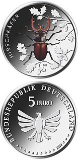 5 euro coin Stag beetle | Germany 2024