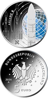 5 euro coin Ariane 6 | Germany 2026