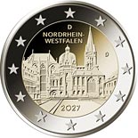 2 euro coin North Rhine-Westphalia (Aachen Cathedral) | Germany 2027