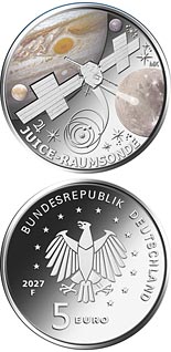 5 euro coin JUICE space probe | Germany 2027