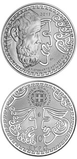 10 euro coin Aristophanes | Greece 2015