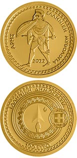 100 euro coin The Olympian Gods – Ares | Greece 2022