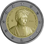 2 euro coin 150th birthday of Penelope Delta | Greece 2024