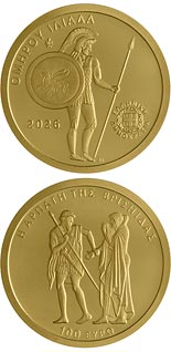 100 euro coin Achilles’ wrath | Greece 2026