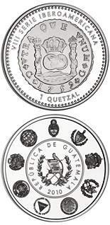 1 quetzal coin Historic Ibero-American Coins | Guatemala 2010