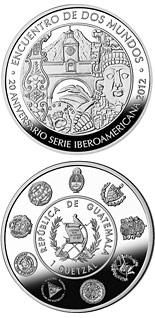 1  coin 20th Anniversary of the Ibero-American Series | Guatemala 2012