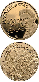 1000 forint coin Stars Of Eger Novel By Géza Gárdonyi | Hungary 2013
