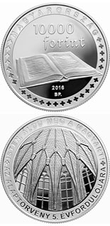 10000 forint coin 5th Anniversary of the Fundamental Law of Hungary | Hungary 2016
