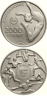 2000 forint coin XXXI. Summer Olympic Games | Hungary 2016