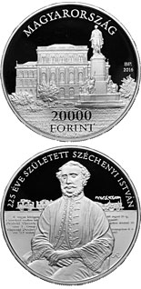 20000 forint coin István Széchenyi | Hungary 2016