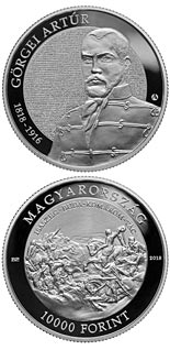 10000 forint coin 200th Anniversary of the Birth of Artúr Görgei | Hungary 2018