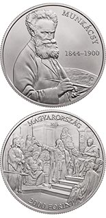 2000 forint coin 175th anniversary of Mihály Munkácsy’s birth | Hungary 2019