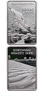 10000 forint coin The Kiskunság National Park | Hungary 2020