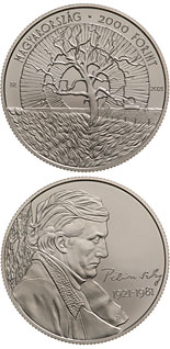 2000 forint coin János Pilinszky | Hungary 2021