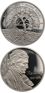 10000 forint coin János Pilinszky | Hungary 2021
