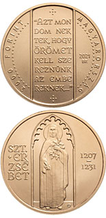 2000 forint coin Saint Elisabeth of Hungary | Hungary 2021