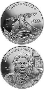 15000 forint coin 100th anniversary of the birth of Ágnes Nemes Nagy | Hungary 2022