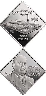 2000 forint coin Gedeon Richter | Hungary 2022