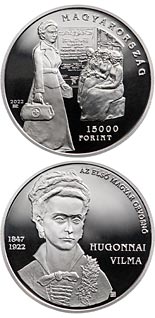 15000 forint coin Vilma Hugonnai, the first female doctor in Hungary | Hungary 2022