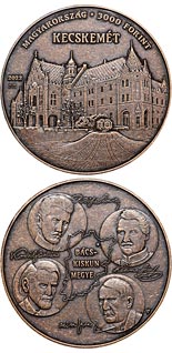 3000 forint coin Kecskemét, Bács-Kiskun County | Hungary 2022