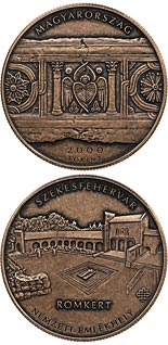 2000 forint coin Székesfehérvár, Romkert | Hungary 2022