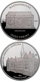 15000 forint coin National Archives of Hungary | Hungary 2023