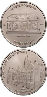3000 forint coin National Archives of Hungary | Hungary 2023