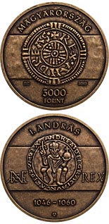 3000 forint coin King Andrew I | Hungary 2023