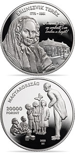 20000 forint coin Teréz Brunszvik | Hungary 2025