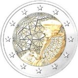 Image of 2 euro coin - 35th Anniversary of the Erasmus Programme | Ireland 2022